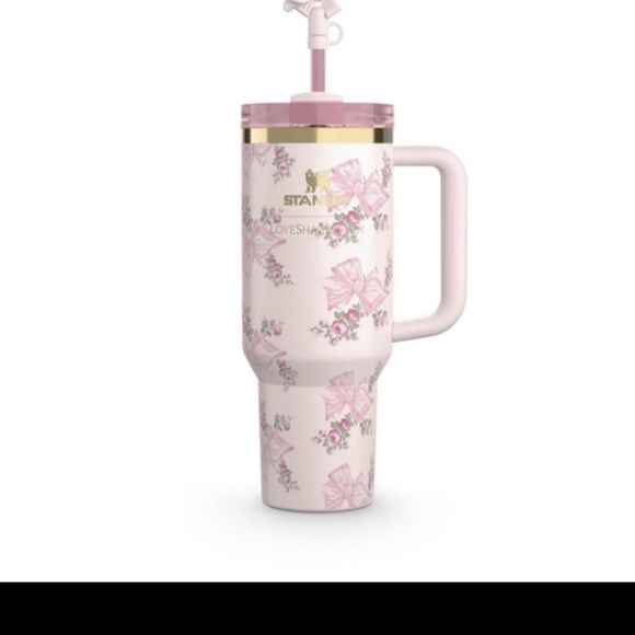 Stanley Floral Pink and White Tumbler - Picture 3 of 6